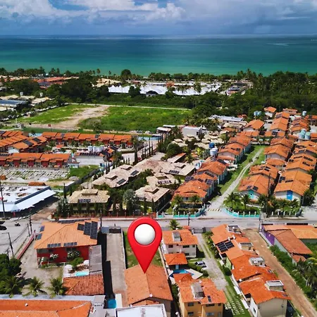 Apartamento a 350 m do Complexo Axe Moi na Praia de Taperapuan-2